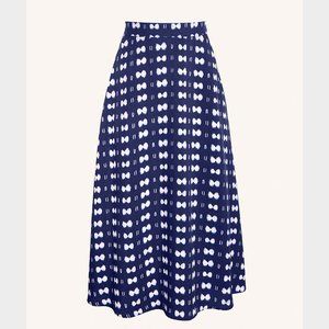 ANN TAYLOR Tie Dye Midi Skirt, 14, NWT